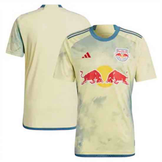 Men New York Red Bulls Blank 2023 24 Daniel Patrick Replica Yellow